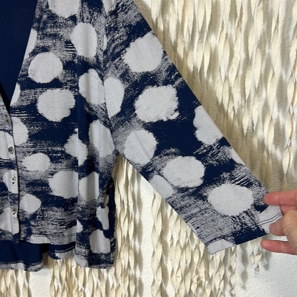 Alembika Cloud Crop Cardy Jacket Navy Size 5 - Picture 4 of 16